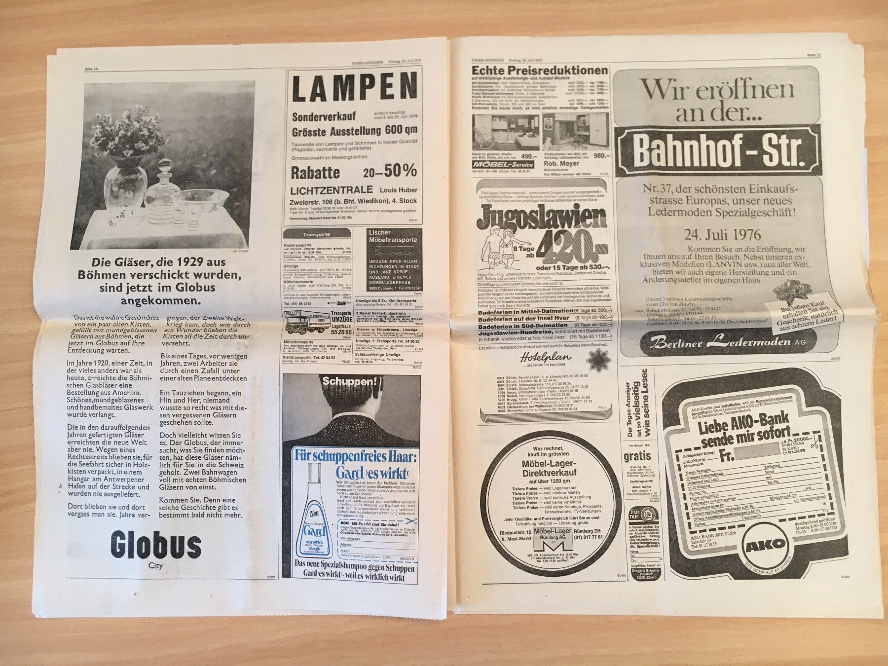 Zeitschriften & Magazine: Tagesanzeiger vom 23. Juli 1976 – Gebraucht aus Luzern von Jiggy_8898 4