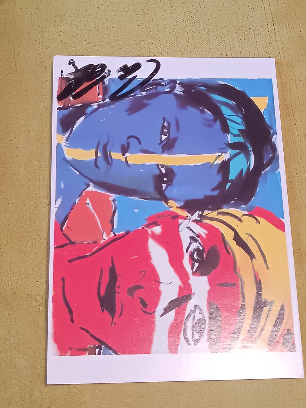 Autografi: Luciano Castelli -  handsignierte Zeichnung – Usato da Menziken venduto da Artographs 1