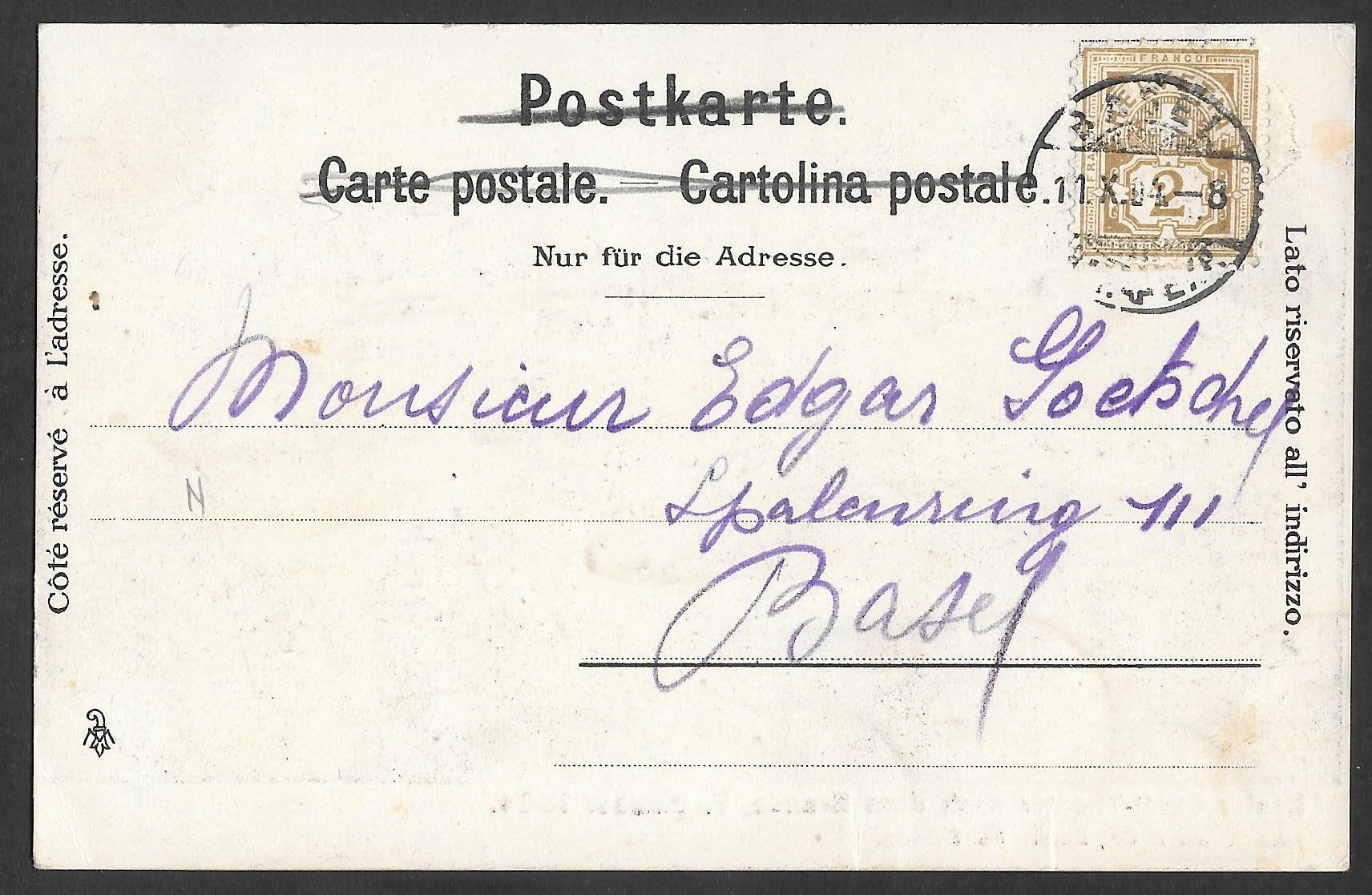 Cartes postales: Basel Brand des Stadt-Theaters 7. Oktober 1904 – D'occasion à Olten par clotaldi 1