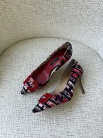 Escarpins Carolina Herrera imprimé tweed (Taille 38)