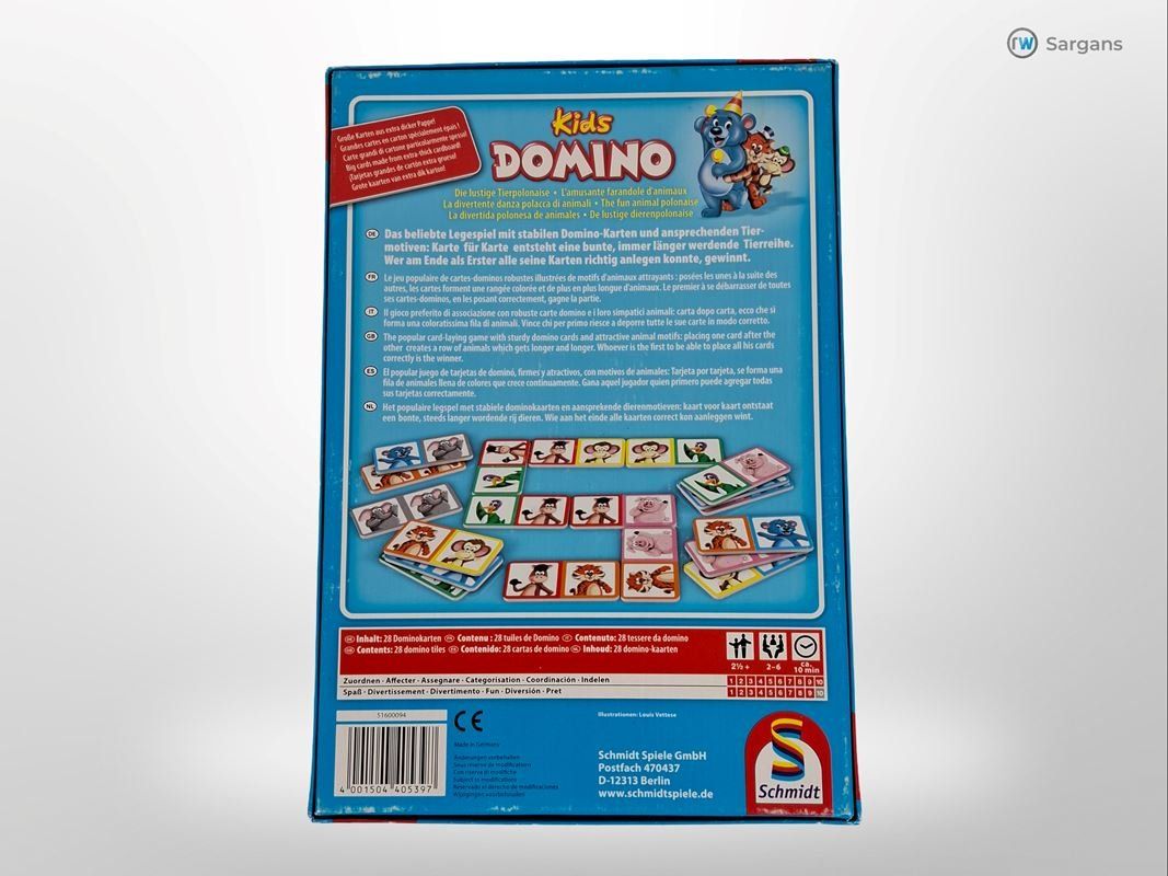 Giochi: SCHMIDT Kids Domino – Usato da Sargans venduto da Restwert_Sargans 1