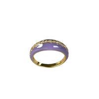 925 Silber Ring Bold violett Gr. 52