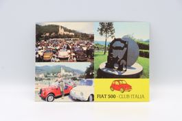 Fiat 500 Club Italia 1996 Prospektkarte / Postkarte