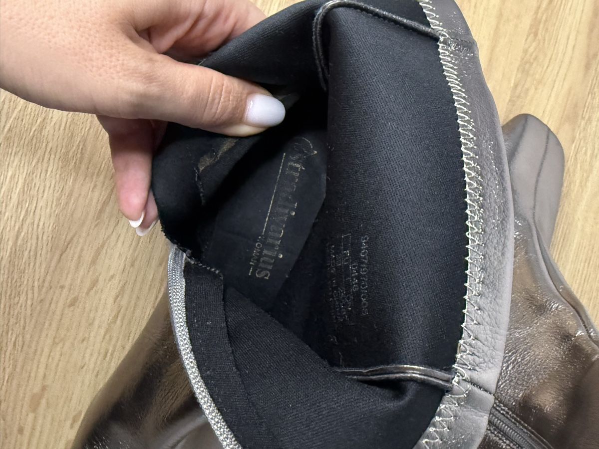 Stradivarius Damenschuhe: Stradivarius Stiefeletten Metallic Gr. 39 – Gebraucht aus Kreuzlingen von ann_dtk7 6
