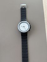 Herren Uhr schwarz Metallarmband guter Zustand
