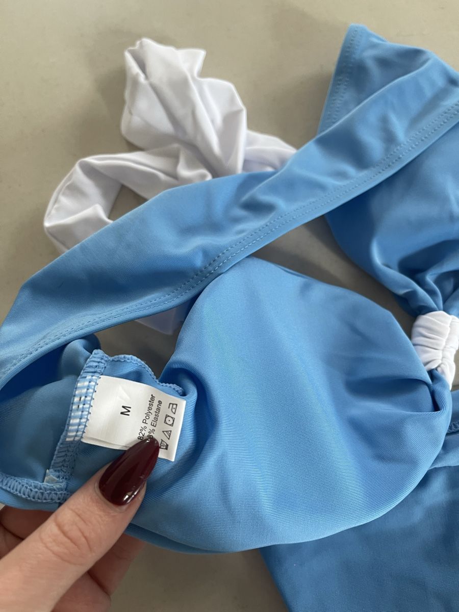 Costumi da bagno & Bikini: Schicker Bikini blau/weiss Gr. M Neu – Nuovo (secondo la descrizione) da Bassersdorf venduto da Sandy456 5