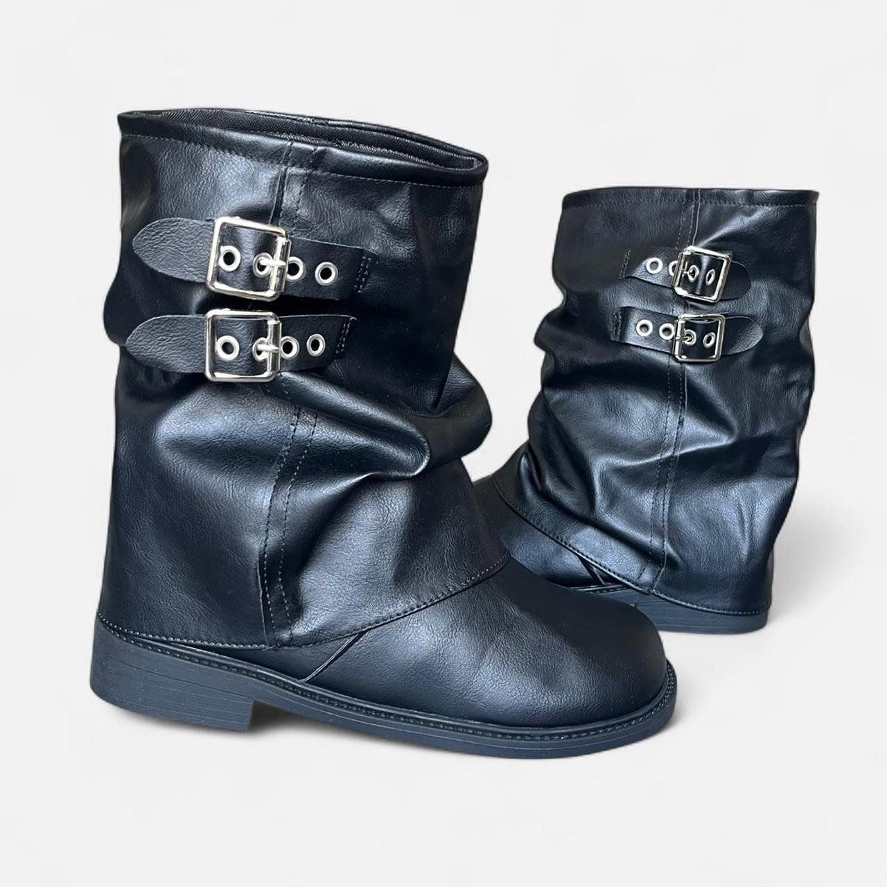 Scarpe da donna: Stiefel Lederoptik Schwarz Damen Grösse 38 – Nuovo (secondo la descrizione) da Sion venduto da mol_9tmp