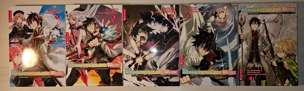 Fumetti: Der konkurrenzlose Weise 1 bis 5  Miso Sato Deutsch Manga – Usato da Münchenstein venduto da vitalfit