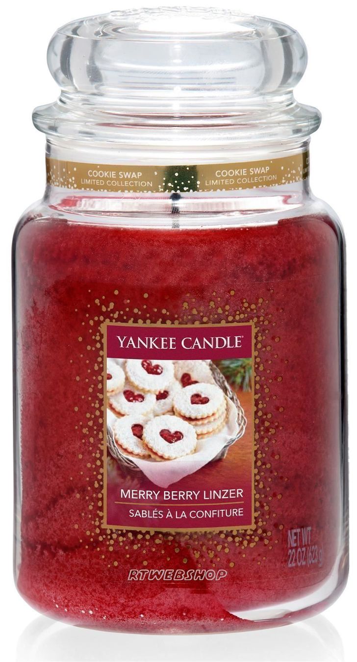 Yankee Candle Kerzen: Yankee Candle Merry Berry Linzer lageJar – Neu und originalverpackt aus Langwiesen von rtWebshop