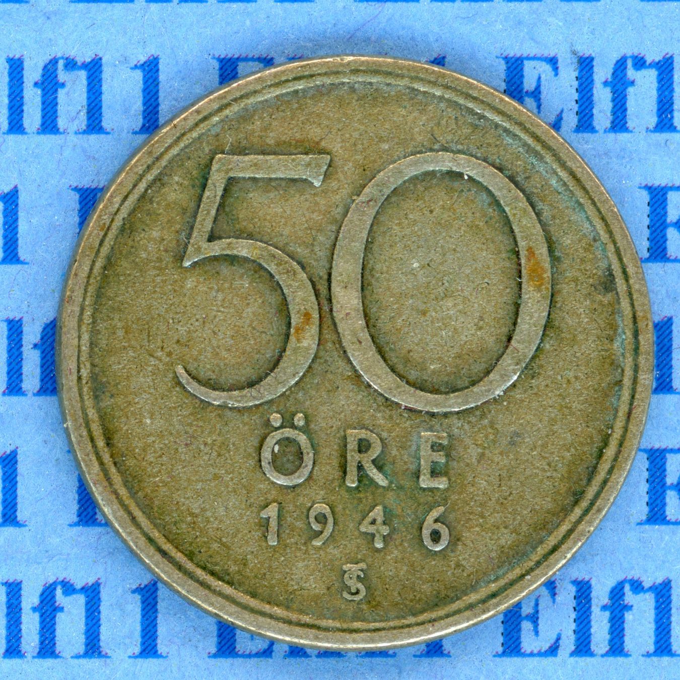 Alle Münzen: SEK___0.50 1946 ss-vz 50 Öre – Gebraucht aus Widnau von Elf11