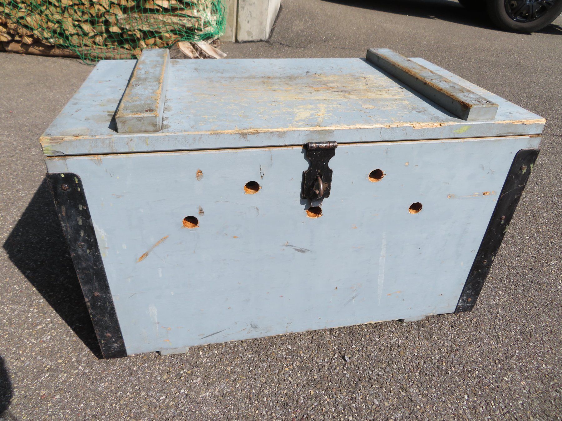 Caisses de transport: Alte Militär Offizierskiste – D'occasion à Wolfhausen par GSRicky