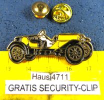 MERCER RACEABOUT "ARISTOCATS" AUTO PIN GEPRÄGT GOLDIG OLDI
