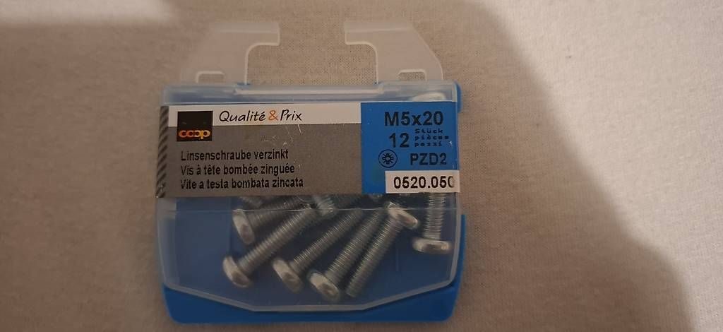 Eisenwaren: Linzenschraube M5x20 Neu – Neu und originalverpackt aus Windisch von vas_nps6