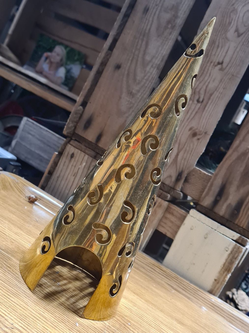 Tutte le decorazioni: Messing Windlicht, 28 cm – Usato da Amriswil venduto da kleindeko 1