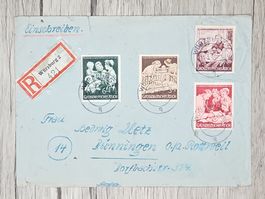 CL07 Enveloppe + Timbre Allemagne 1946