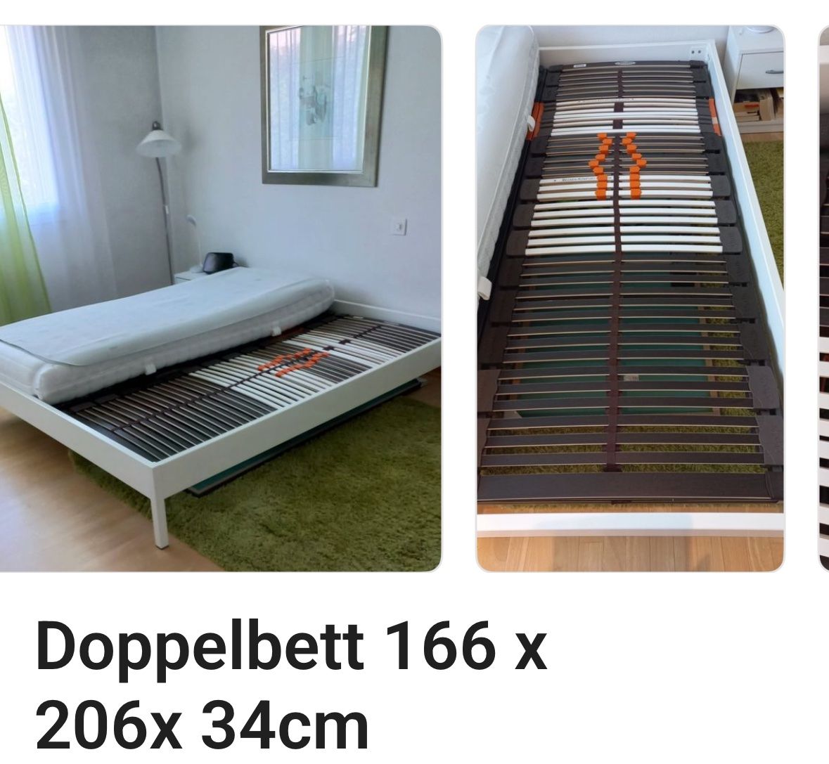 Hasena Letti: Bett 160x200 inkl. Lattenroste – Usato da Zürich venduto da BeLene 1