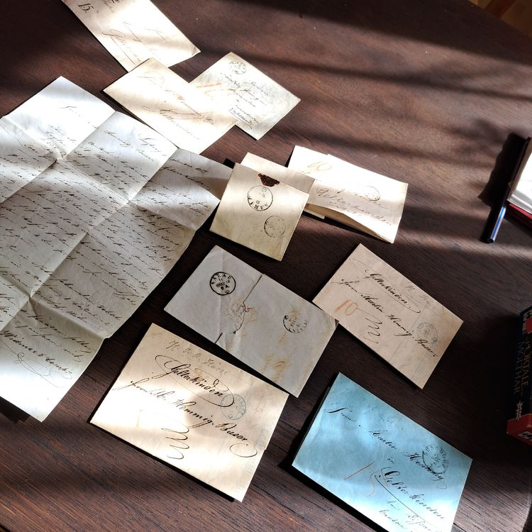10 Briefe um 1857 teilweise mit Siegel Kaufen auf Ricardo