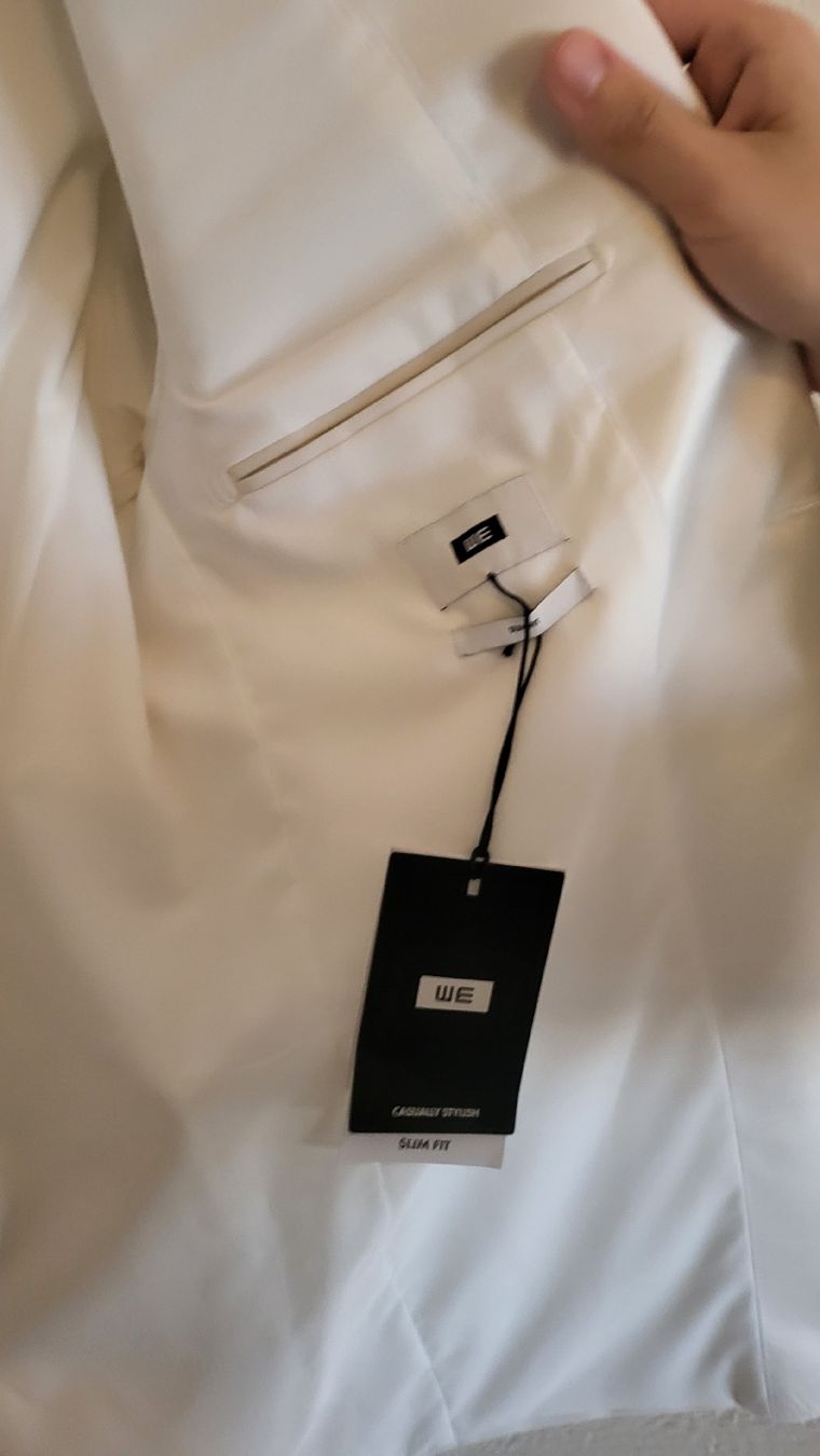 We Completi: Veste de costume blanche WE taille 50 – Nuovo e nell'imballaggio originale da Villars-sur-Glâne venduto da ism_5yyv 4