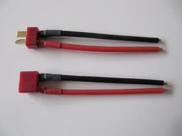 Deans Stecker-Buchse  Hochstrom 70A  1 Paar mit Kabel