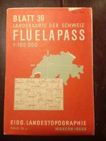 Blatt 39, Landesk. Schweiz, Flüelapass 1:100'000. 1962.