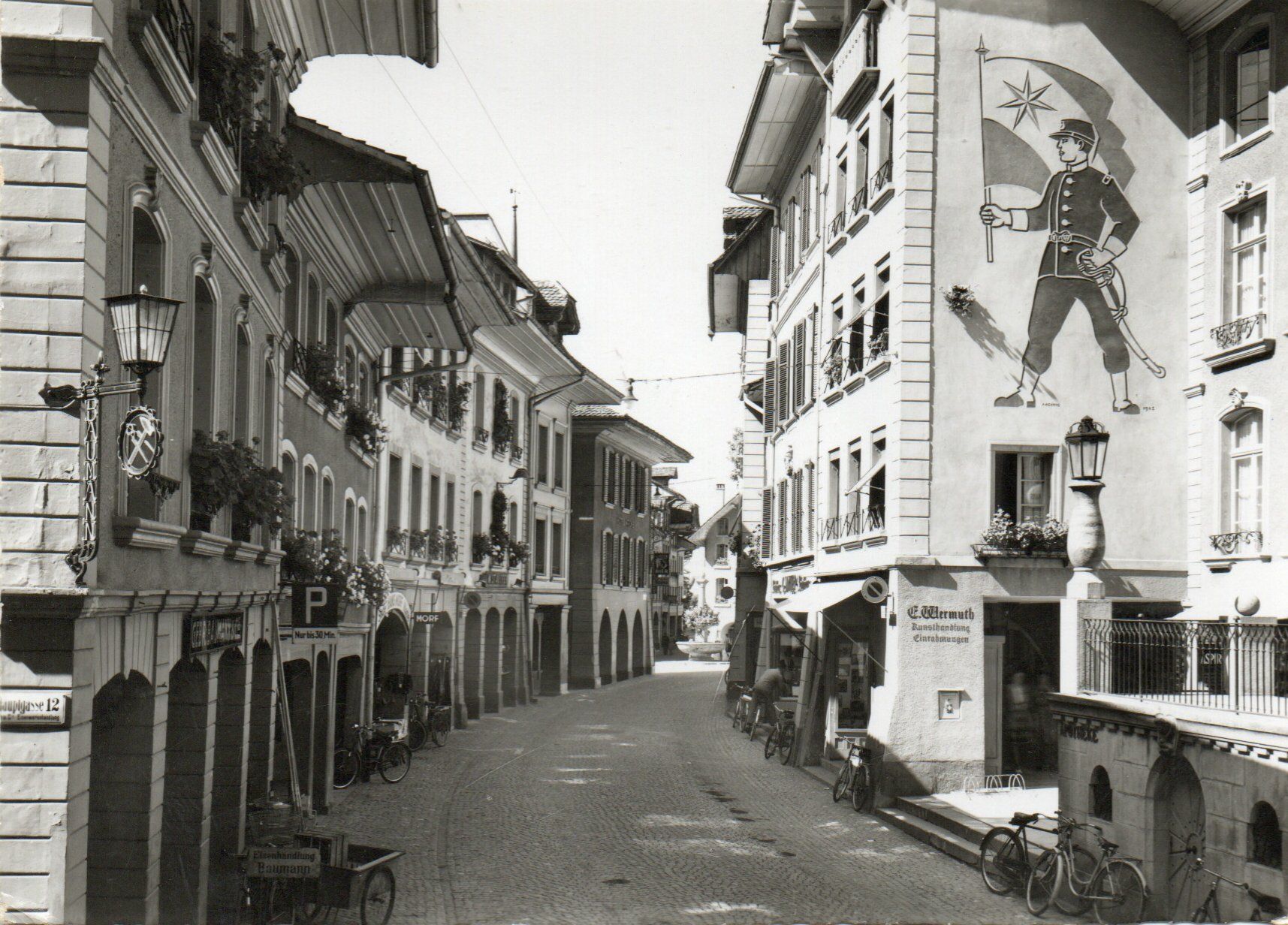 Ansichtskarten: Thun - Hauptgasse – Gebraucht aus Melano von pisonsdro