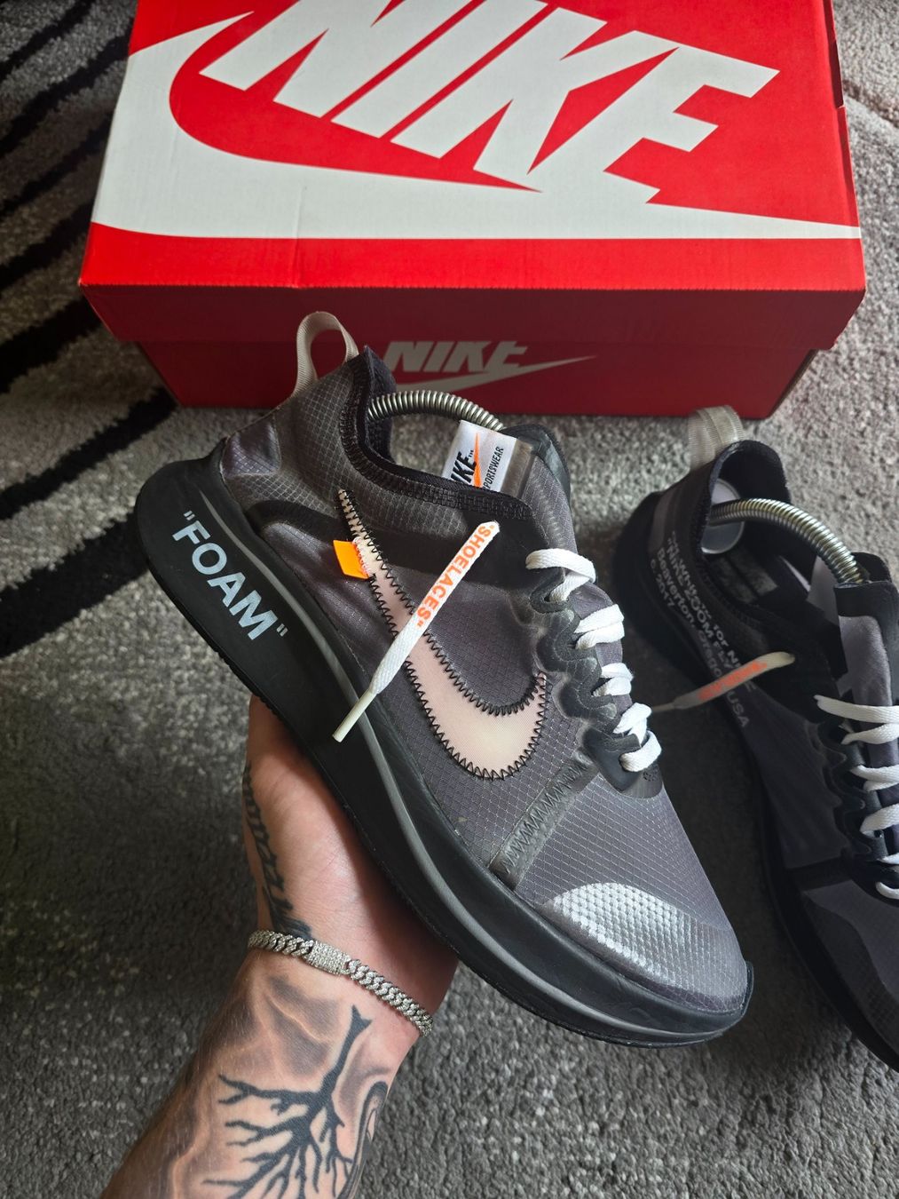 Herrenschuhe: Nike off white zoom fly – Gebraucht aus Bôle von A_Kickstory 2