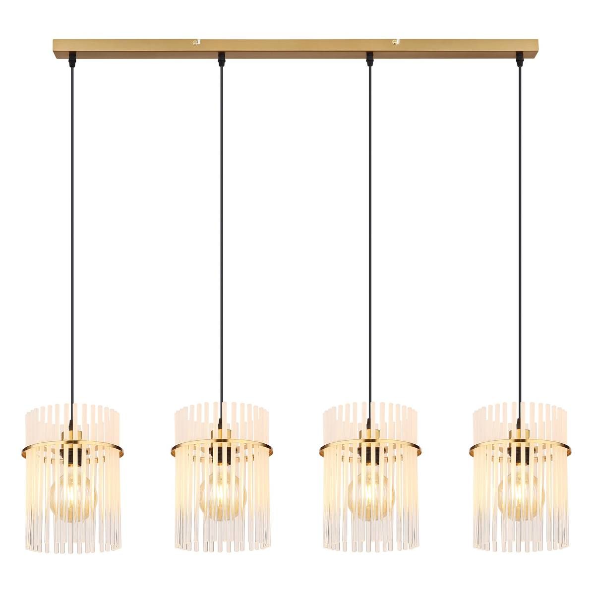 Lampadari & plafoniere: Pendelleuchte, Gold, 110 cm x 20 cm – Nuovo (secondo la descrizione) da Kreuzlingen venduto da Smart-Light 4
