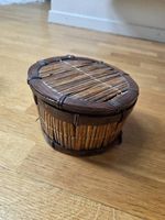 Petite boîte tressée avec couvercle