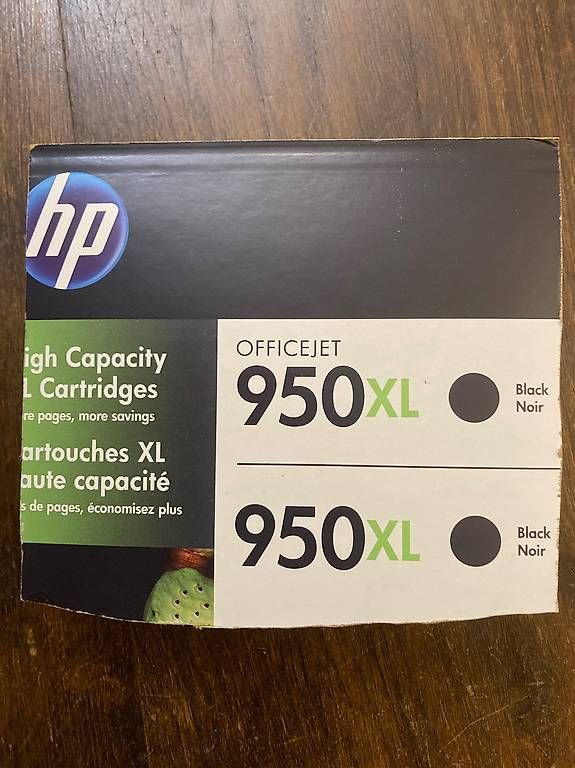 Hewlett Packard Druckerpatronen & Toner: 2 Tintenpatronen schwarz HP950XL – Neu und originalverpackt aus Ebikon von ang_r5m6