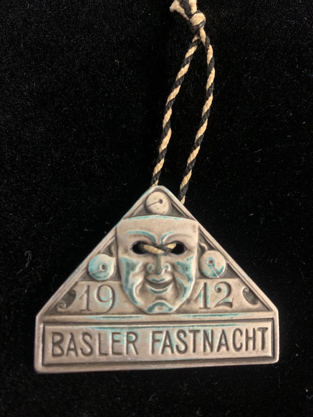 Basler Placchette & Badge: Fasnacht Basel 1912 SILBER **** – Usato da Basel venduto da fasnachtsoutlet1965