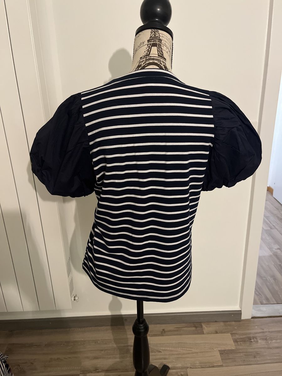 T-Shirts: T-Shirt bleu et blanc ANGE – Gebraucht aus Le Locle von Mayd_h 1