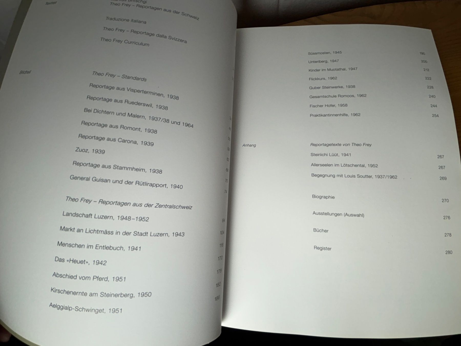 Bücher: Fotobuch Theo Frey Markus Britschgi – Gebraucht aus Hinwil von DaniBachman 4
