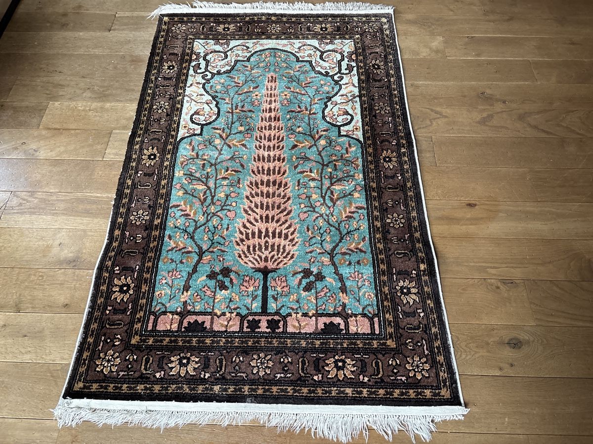 Tappeti: Lebensbaum handgeknüpfter Seidenteppich – Usato da Bennau venduto da Mayer_Carpets