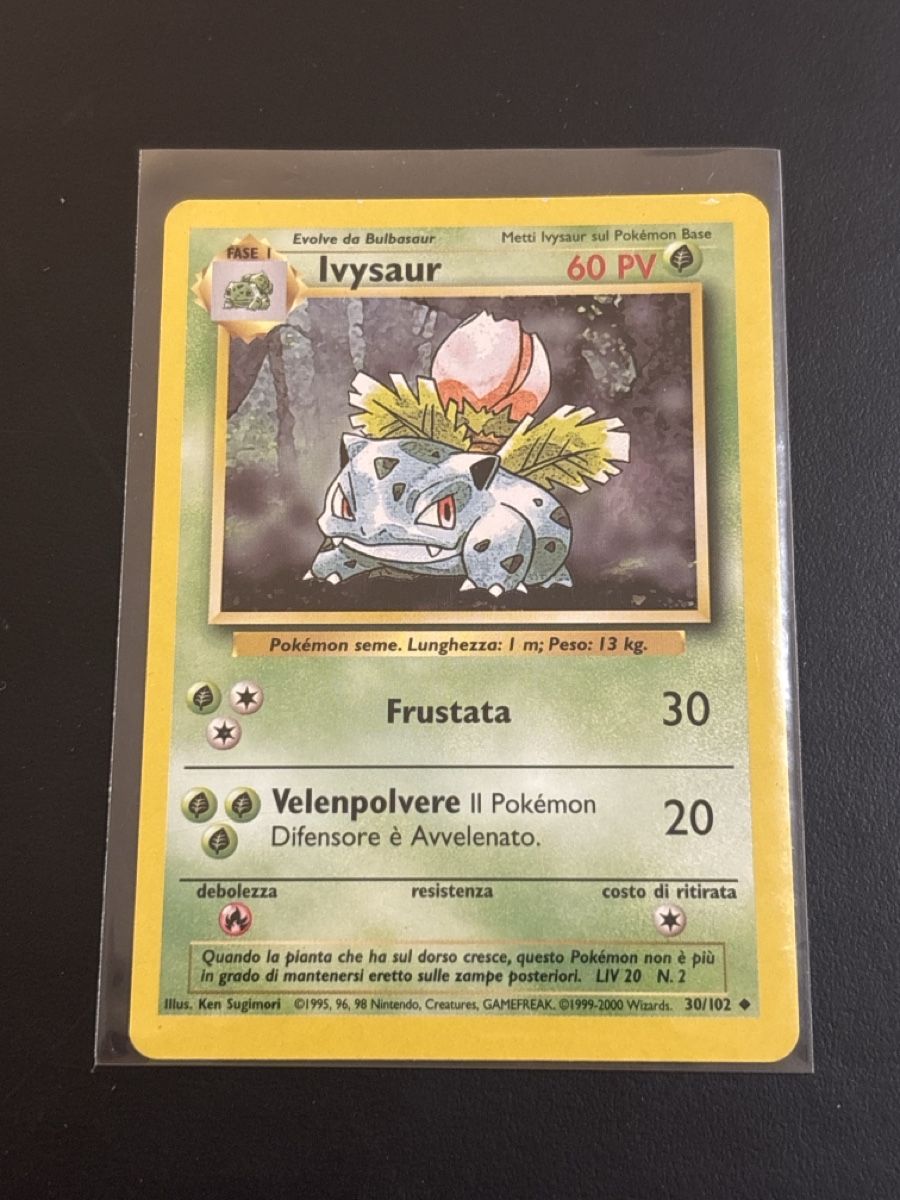 Pokémon Carte collezionabili: Pokémon Ivysaur 30/102 Base Set – Usato da Caslano venduto da Luke_