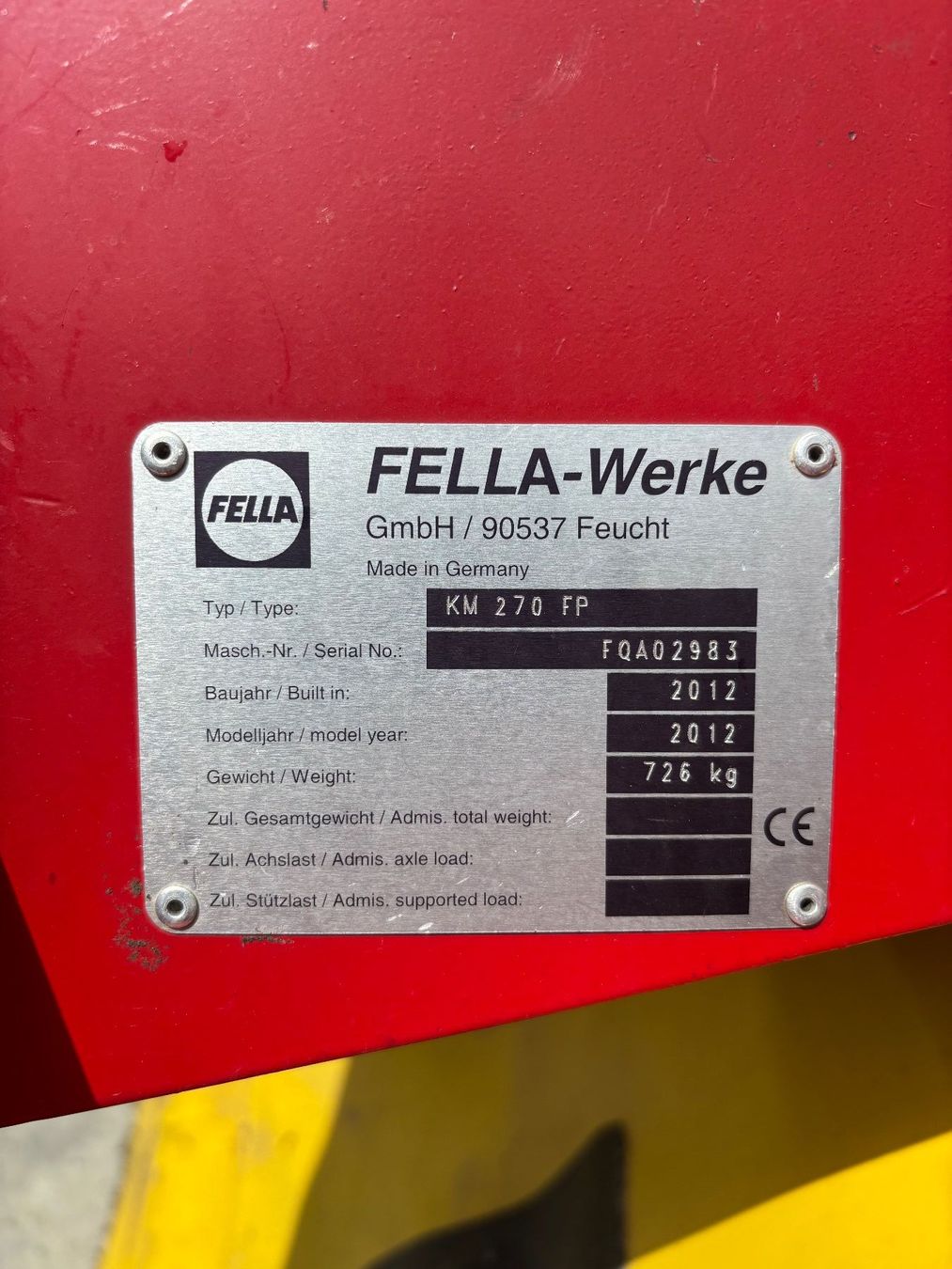Fella Alle Maschinen: Trommelmähwerk Fella KM270FP – Gebraucht aus Meiringen von LMMLandmaschinenGmbH 6