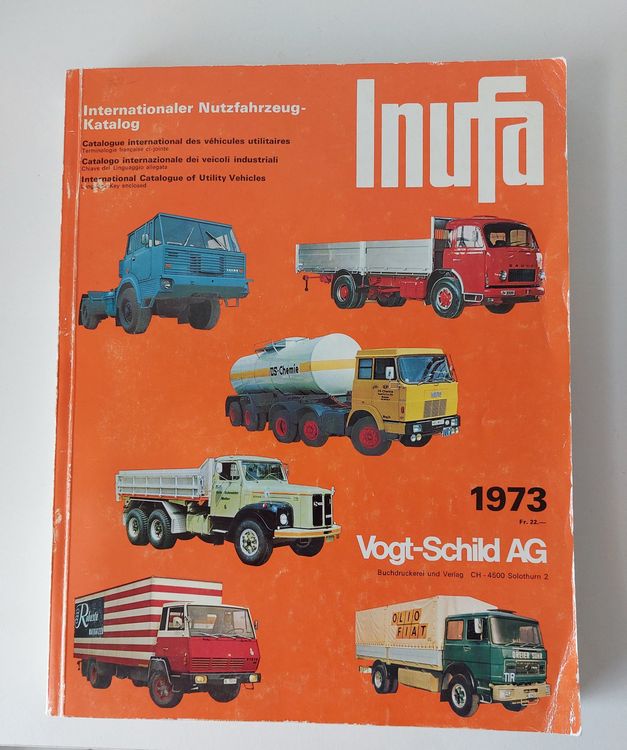 Nutzfahrzeug INUFA 1973 Katalog LKW Lastwagen Saurer usw. (Gebraucht ...
