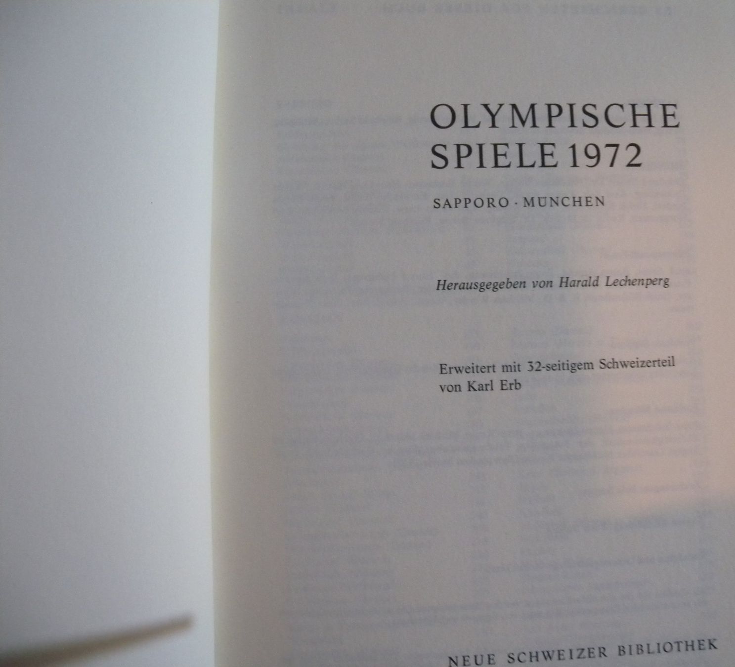 Bücher: Olympische Spiele 1972 Sapporo/München – Gebraucht aus Hauenstein von davia72 1