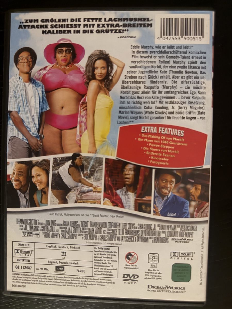 Tutti i DVDs: Norbit DVD Eddie Murphy guter Zustand – Usato da Lausen venduto da EisAmStiel94 1