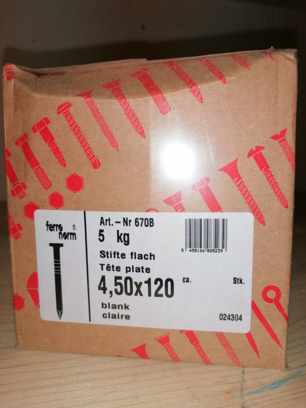 Quincaillerie: Nägel 4.5x120mm – Neuf avec emballage d'origine à Au TG par aatec_105 3