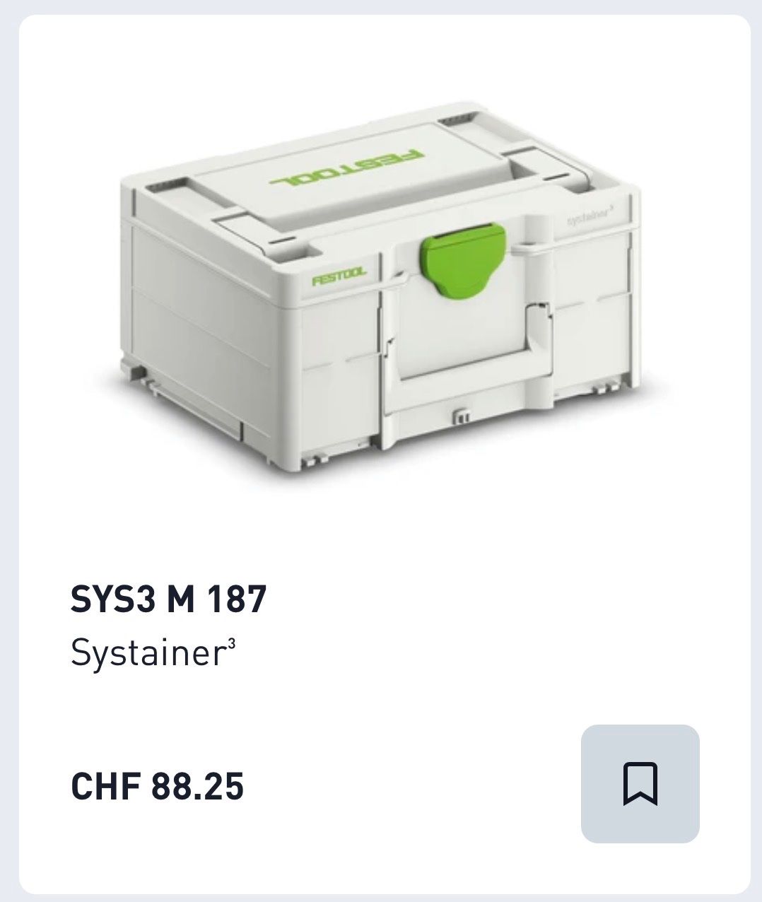 Transportkisten: FESTOOL SYSTAINER – Neu (gemäss Beschreibung) aus Frutigen von TechMerchant 2