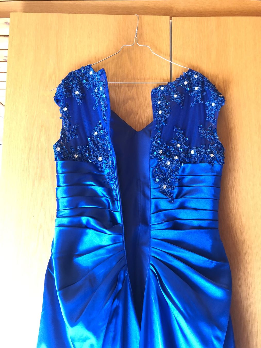 Vestiti: Elegantes, blaues Kleid mit Schmucksteinen - festlich! – Usato da Gränichen venduto da blauweiss57 2