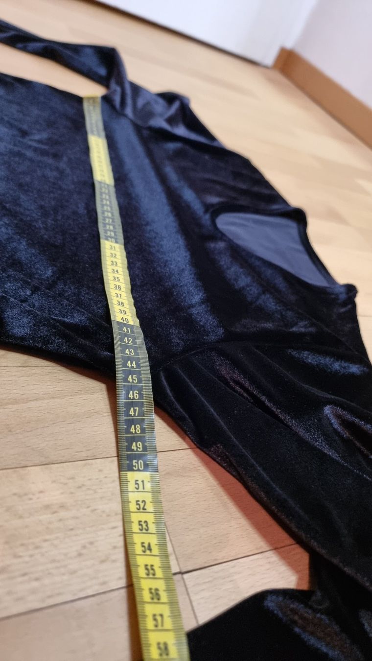 Camicette: Schwarzes Samt-Shirt Gr. M, elegant & festlich – Usato da Wald ZH venduto da CapLux 3