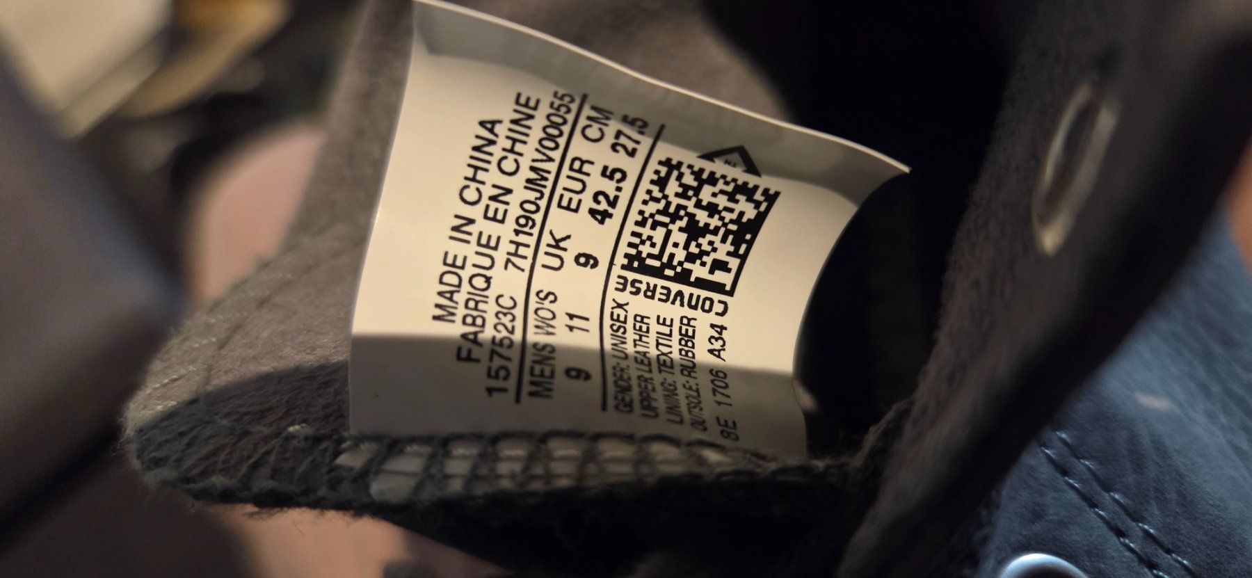 Herrenschuhe: ZZZ: Convserse Sneaker Grösse 42.5 – Gebraucht aus Bremgarten b. Bern von Marge7979 5