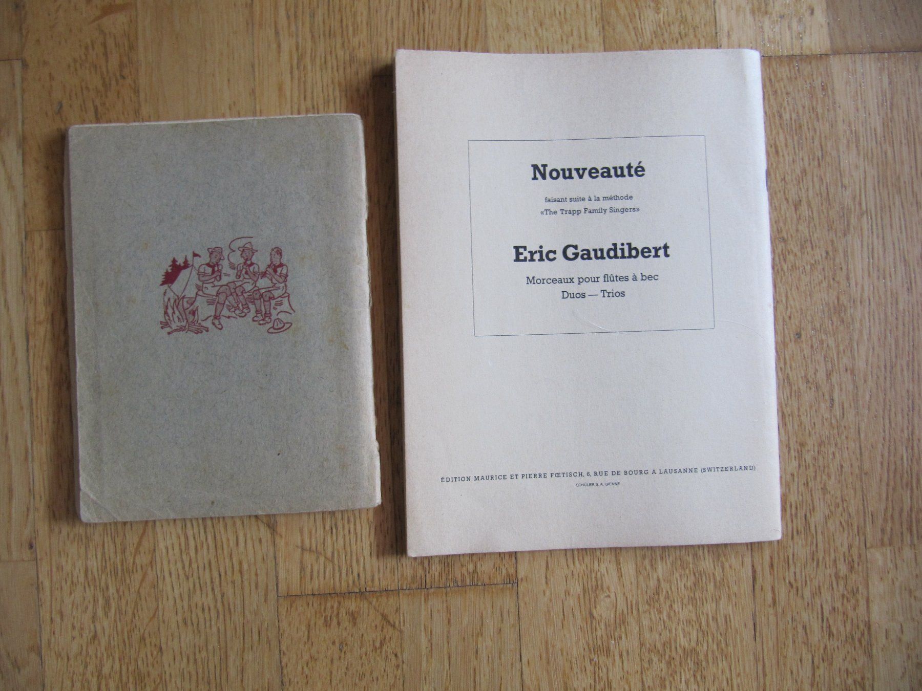 Bücher: 2 Flötenhefte Lehr-Hefte Lieder Technik - Flûte douce – Gebraucht aus Würenlos von AustralisZ 7