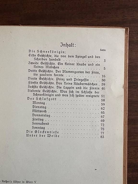 Libri: Andersens Märchen, 1920 – Usato da Zollikon venduto da Tagisonne 4