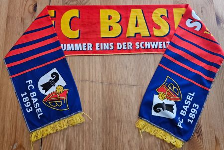 FC Basel Schweizer Meister 2002 Fan Schal FCB