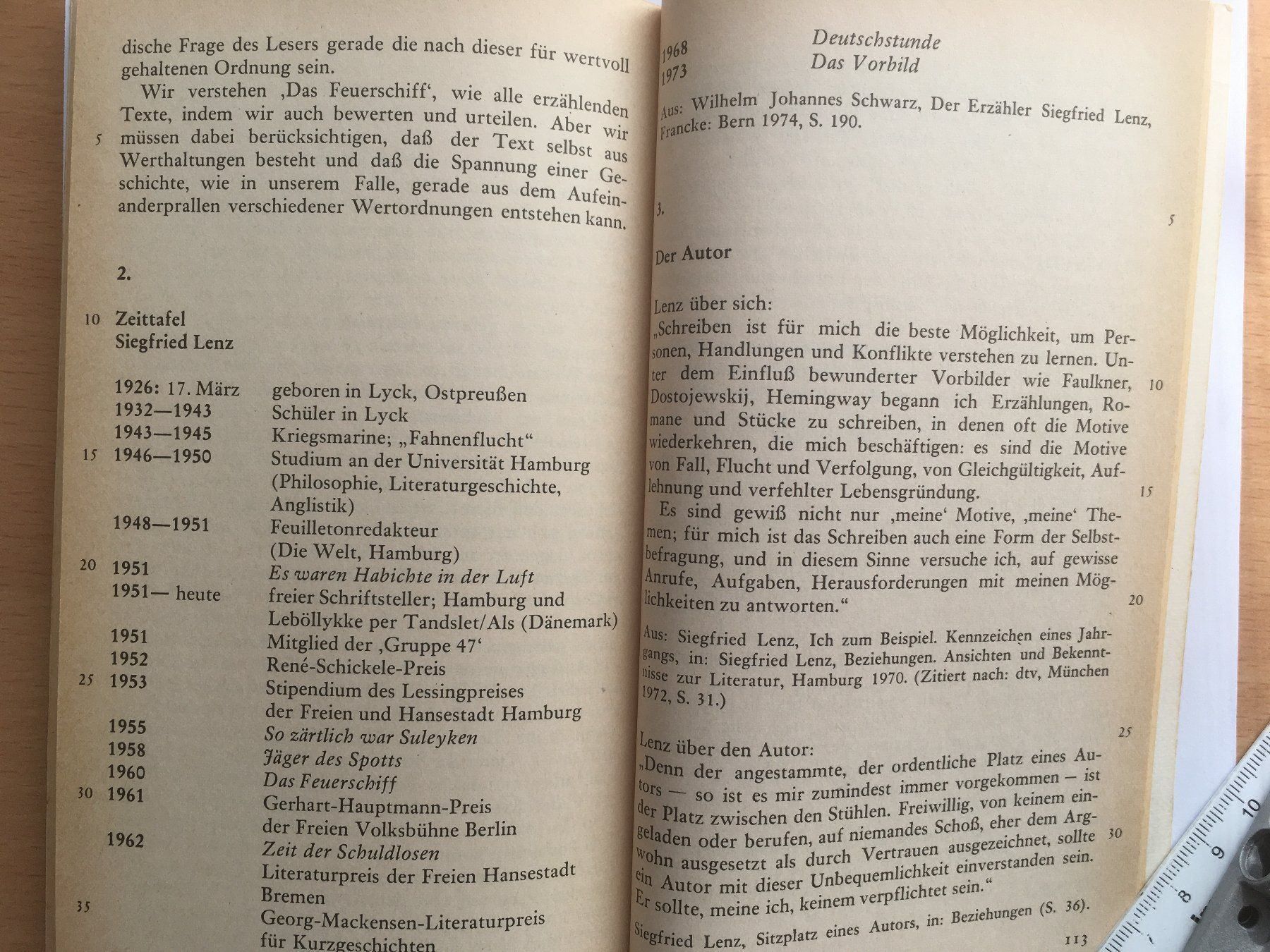 Bücher: Das Feuerschiff - Siegfried Lenz – Gebraucht aus Grenchen von Kogi7 4
