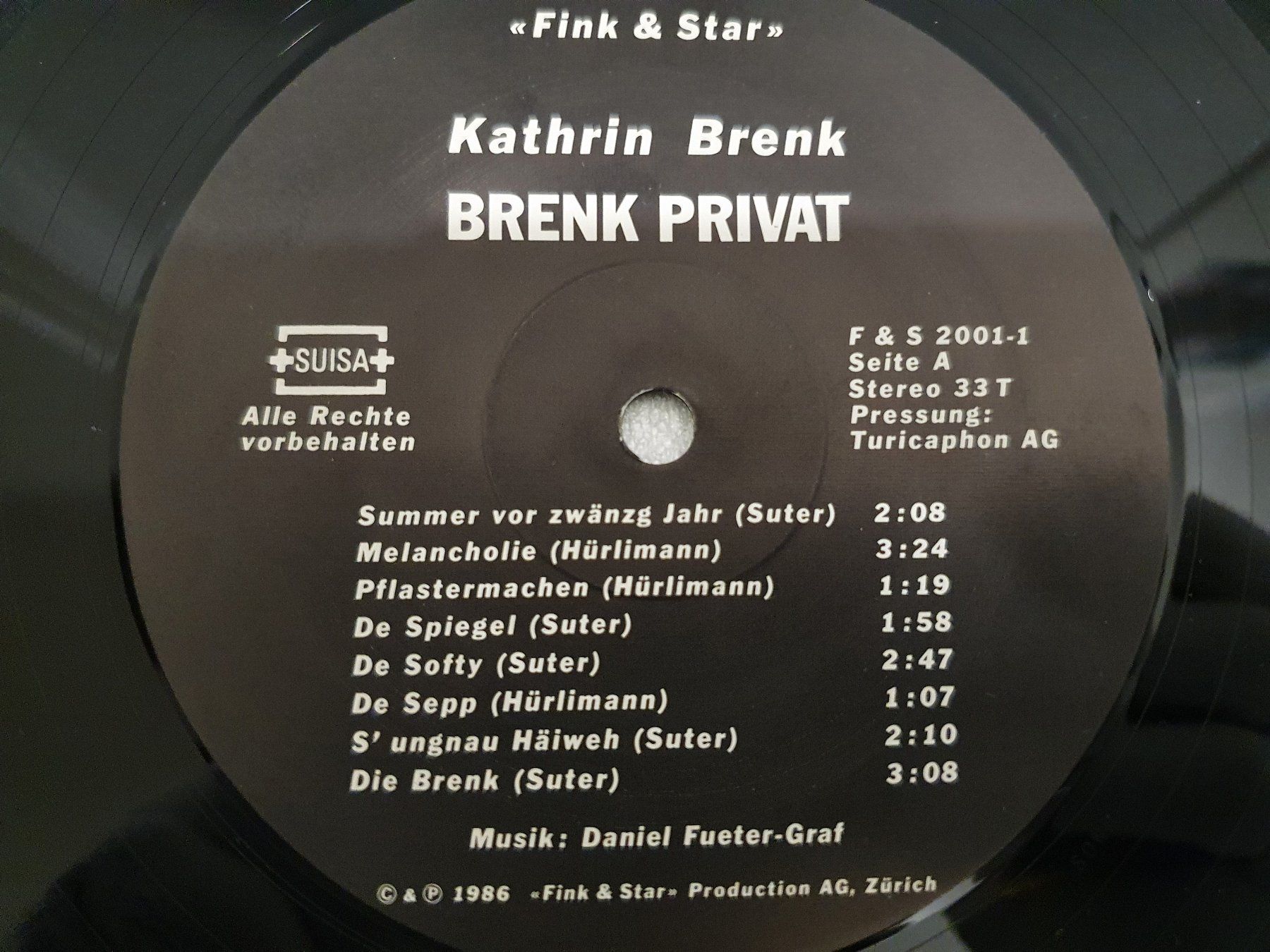 Dischi in vinile: Kathrin Brenk – Brenk Privat – Usato da Uster venduto da Vinyl-Leidenschaft 4