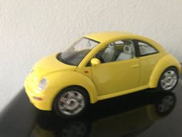 BBurago VW New Beetle 1998 gelb 1:18