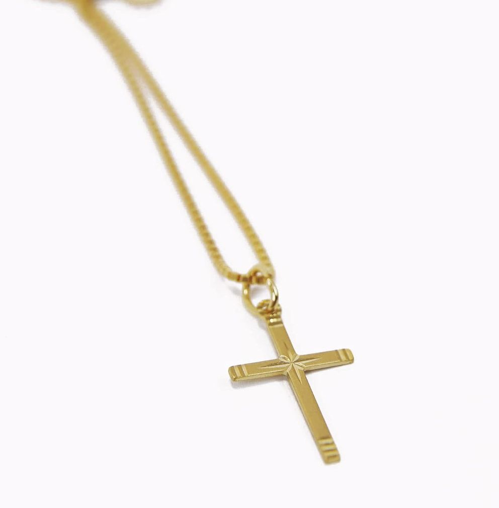 Ciondoli: Kreuz aus echt Gold – Nuovo e nell'imballaggio originale da Hemmental venduto da Zirconwelt 2